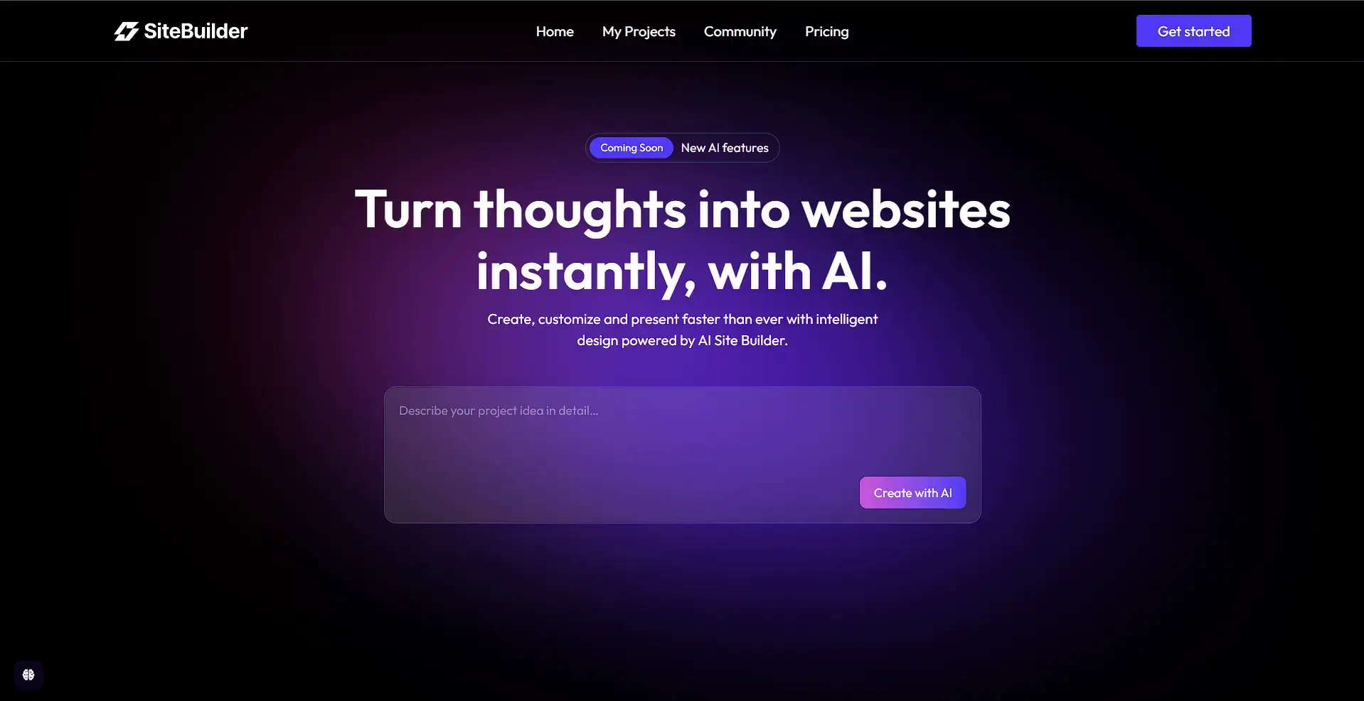 AI Site Builder Preview